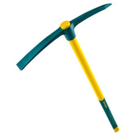 Leborgne – Pioche terrassier D ronde Novagrip 90 cm – Poids 2 kg – Pic et panne affûtés pour sols durs – Outil de jardinage professionnel