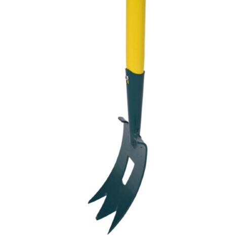 Leborgne – Binette trident NaturOvert – Lame tuilée affûtée 10cm – Manche bois 150cm certifié PEFC – Outil pour désherbage intensif