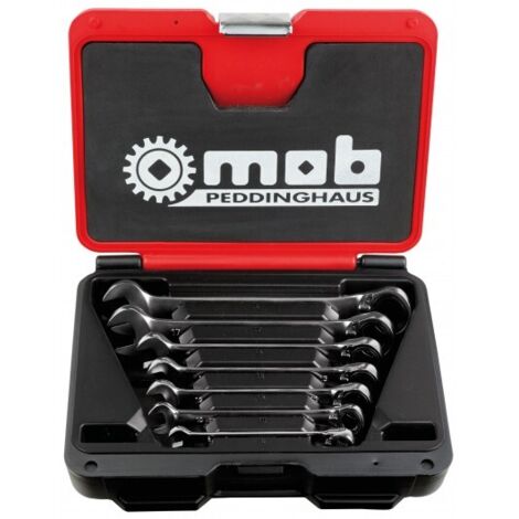 MOB - Coffret de 7 clés mixtes à cliquet