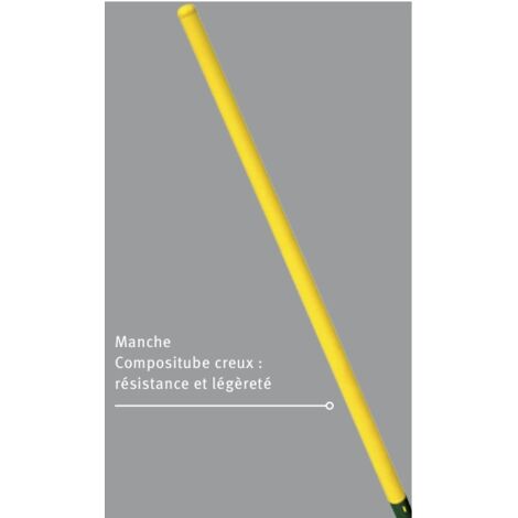 Leborgne – Manche de rechange droit Compositube 117 cm – Pour bois dur – Technologie de résistance accrue – Compatible avec outils de jardin