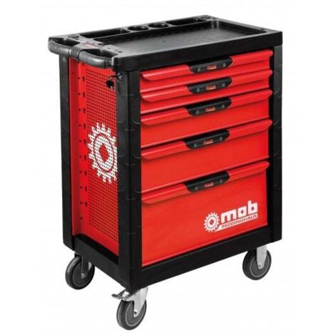 MOB - Servante PROLINER 5 tiroirs - garnie ou non garnie - à usage professionnel