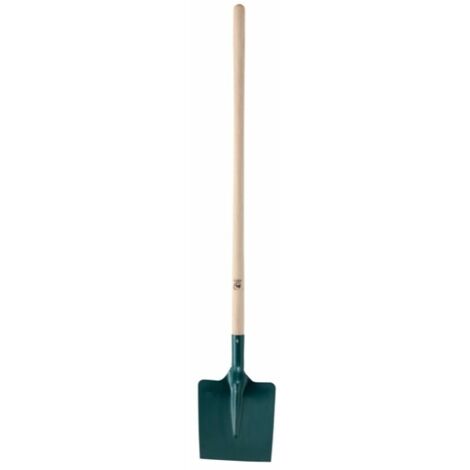 Pelle carrée tôle 25 cm manche bois TP certifié PEFC 100% 110 cm LEBORGNE- 006252