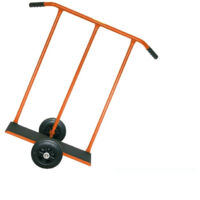 Mondelin – Chariot porte-plaques 2 roues 450kg – Base 21 x 60 cm caoutchouc – Poignées plastiques – Peinture époxy durable