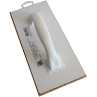 Platoir à nettoyer – 29x14 cm - Semelle mousse polyuréthane havane 40 mm – Monobloc polystyrène choc – Poignée ergonomique – Pour joints ciment