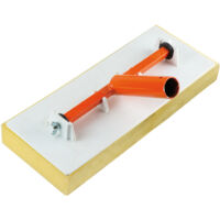 Platoir à nettoyer à manche - Pour joints ciment - Plateau plastique + semelle mousse 40mm - Douille acier orientable - Utilisable avec manche réf. 6941150001