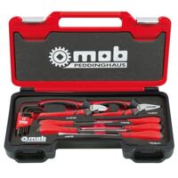 Mob Outillage – Coffret multi-outils 7 pièces – 5 tournevis bimatière + 2 pinces coupantes 160 mm – Pour travaux de précision