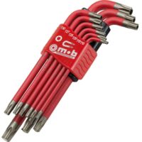 Étui de 9 clés mâles torx® aimantées – Aimant intégré pour maintien des vis – Pour vissage dans espaces difficiles – Peddinghaus
