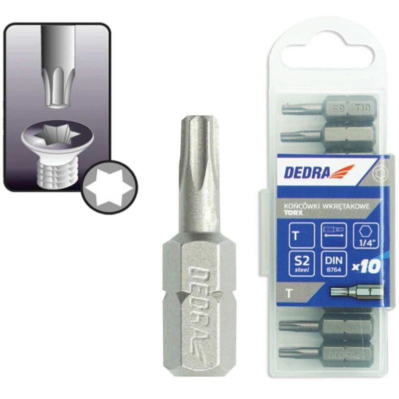 Punta De Inserción Para Destornillador Torx Magnética De 6 | Cuotas Sin Interés