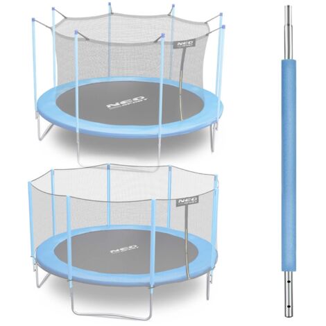 Poste inferior para cama elástica con red externa e interna 8-15 pies azul Neo-Sport (1/4)