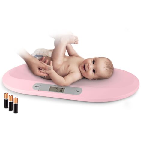 Báscula electrónica para bebés BW-144 rosa