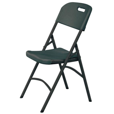 Silla de catering plegable negra hasta 180 kg - Hendi 810989