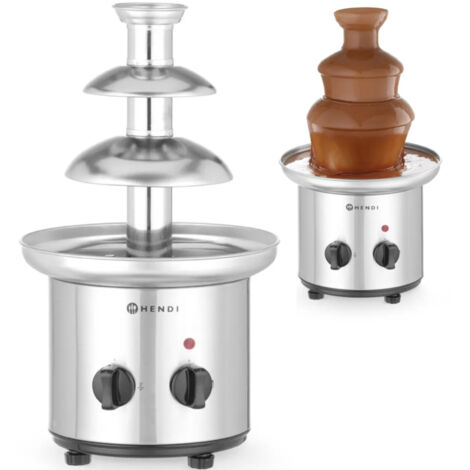 Fuente para fondue de chocolate, acero, 170 W - Hendi 274101