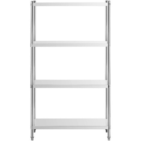 Metall-Gastronomie-Lagerregal bis 200 kg 100 x 40 x 180 cm