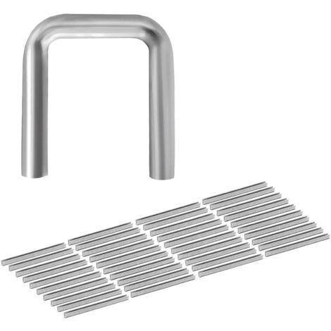 Clips de aluminio para cortadora manual Royal Catering 14 x 11,5 - 4000 unidades. (1/4)