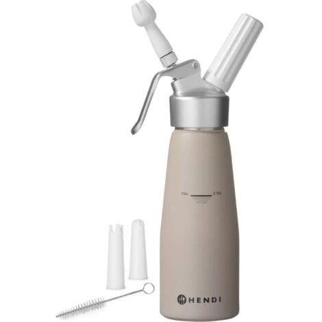 Sifón para nata montada color topo (0,5 L) - Hendi 975893 (1/4)