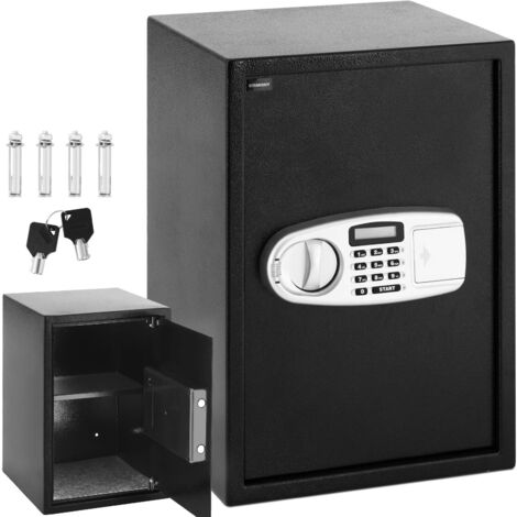 Caja fuerte electrónica para oficina en casa con cerradura de combinación,  acero, 36x35x52 cm