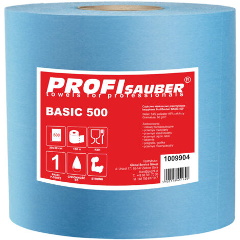 Tela no tejida industrial libre de polvo ProfiSauber BASIC 500 (1/3)