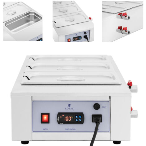 Calentador eléctrico de salsa de chocolate y glaseado, 3 x 3,2 l, 1500 W (1/5)