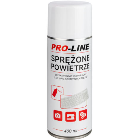 Spray Aire Comprimido 400ml para la Limpieza Ideal para Teclados