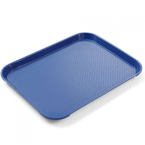 Bandeja pequeña de polipropileno para comida rápida, color azul, Hendi 878729