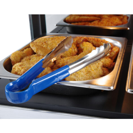 HENDI 657607 Pinza Da Servizio Professionale - Lunghezza 230 Mm, Colore Nero - Per Cucina E Buffet