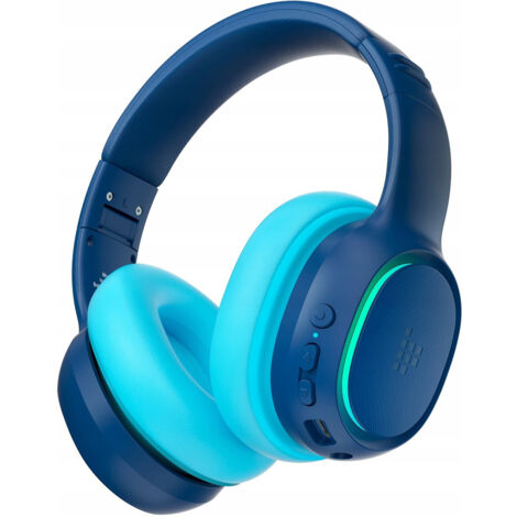 Auriculares inalámbricos KH03 ANC para niños, seguros y con control de volumen, color azul (1/5)