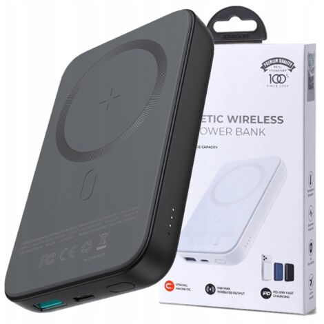 JOYROOM JR-W020 MINI BATERÍA EXTERNA MAGNÉTICA INALÁMBRICA MAGSAFE 10000MAH NEGRA