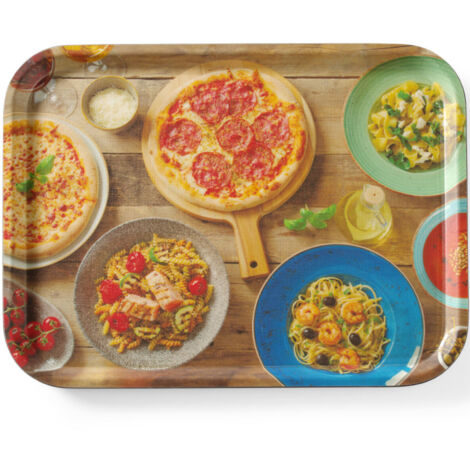 Bandeja antideslizante para pizzas y pastas sabrosas 330 x 430 mm - Hendi 508015