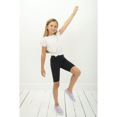 Leggings Cortos Everlux De Entrenamiento Con Logo En La Cintura, 10 Cm