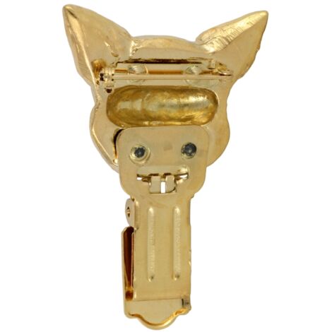 Terranova Perro Broche Insignia Pin Bufanda Cierre Regalo En