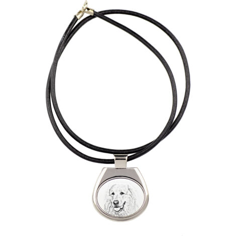 Perro de montaña de los Pirineos, Gran Pirineo - collar de perro, colgante personalizado con foto, collar único para mujer y hombre de Art-Dog