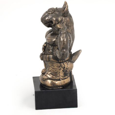 Bull terrier figura trofeo escultura - México