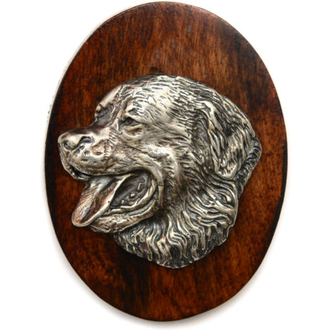Perro de montaña bernés: broche para exposición canina, clip para número de inicio, insignia para perro de Art-Dog (1/4)