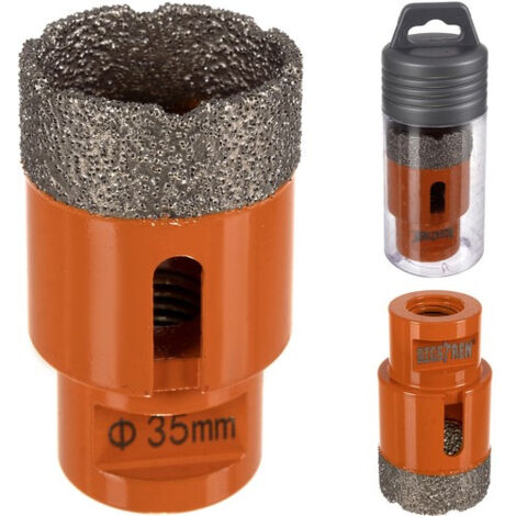 Punta A Corona Diamantata 1 ¼" UNC, Diametro 132 Mm, Per Fori In Calcestruzzo