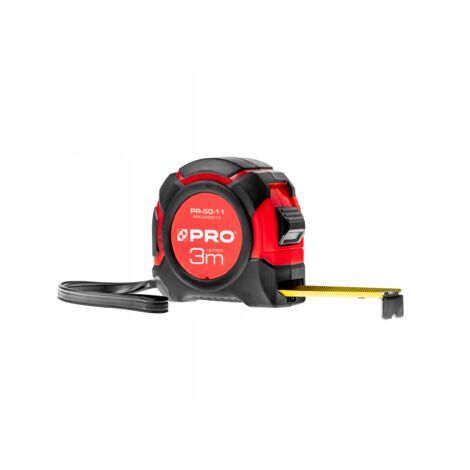 Fisco UM3M - Metro A Nastro Professionale Classe II, 3m X 16mm Con Freno Frontale - 3
