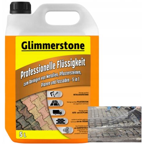 Líquido para limpiar adoquines, fachadas, lonas de manchas de aceite, calidad superior, 5L
