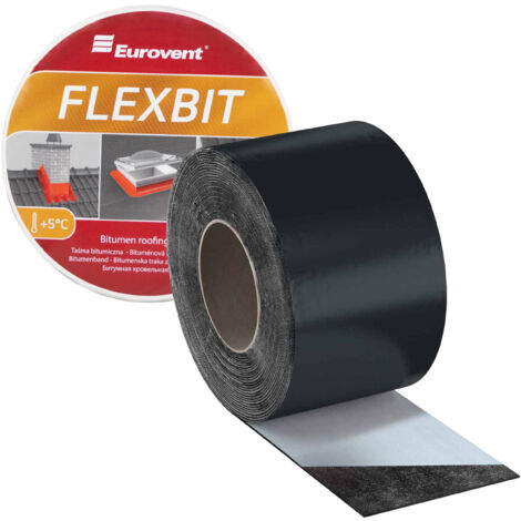 Cinta bituminosa FLEXBIT 100 mm x 10 m RAL 7016 (1/5)