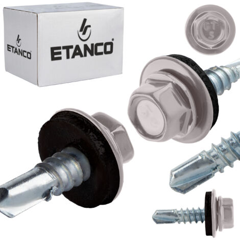 Tornillos autotaladrantes GT5 Z14 5,5x19mm RAL 9007 (1/5)