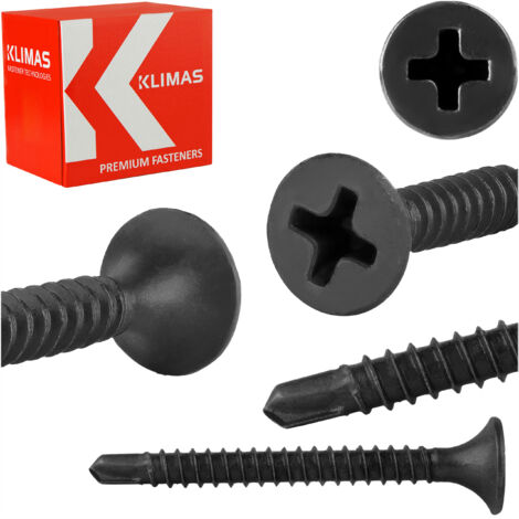 Tornillos En Tiras De Paneles De Yeso A Madera, Rosca Gruesa De 25mm X