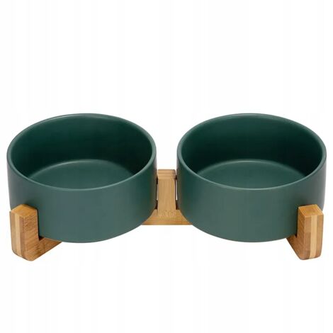 Juego De Cuencos De Cerámica Para Gatos, 5.5 Pulgadas De Ancho, Aptos