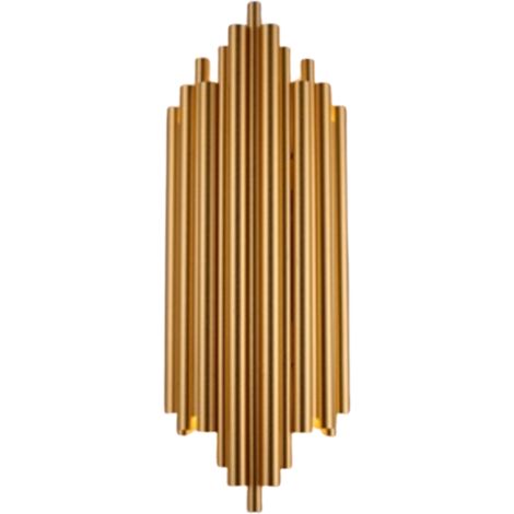 Zonda W - lámpara de pared grande dorada, 50 cm