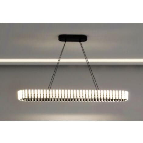 Klavia 90 Long - Lámpara de comedor LED moderna negro 90 cm (1/5)