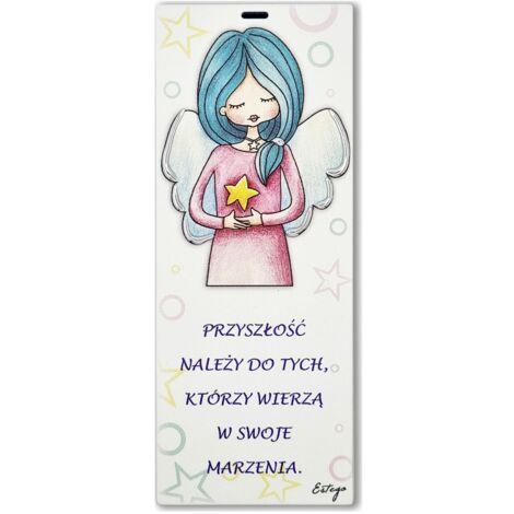 Le Graziose Cuadro pintado diciendo Cel 6x15 cm Tamaño: 6x15cm SKU: ES0512412PL (1/5)