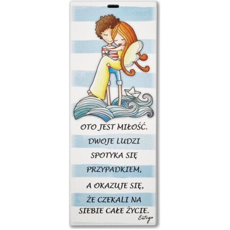 Le Graziose Cuadro pintado diciendo Pareja 6x15 cm Tamaño: 6x15cm SKU: ES0512408PL (1/5)