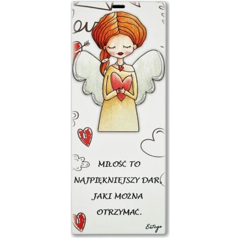 Le Graziose Cuadro pintado diciendo Amor 6x15 cm Tamaño: 6x15cm SKU: ES0512406PL (1/5)