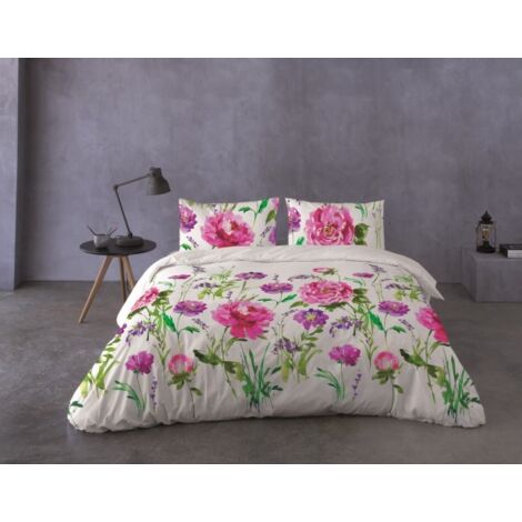 Ropa de cama de satén de algodón Flores polacas PRESTIGE05 220x200 +2x70x80 MATEX