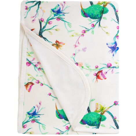 BAMBOO manta de bambú - doble cara en caja 75x100