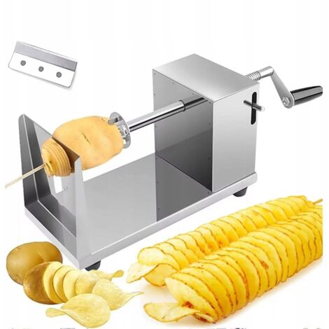 MÁQUINA PARA PAPAS RIZADAS EN PALITO, PROFESIONAL