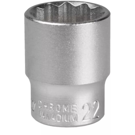 MJW Vaso 1/2"" 12 caras 22 mm (1/3)