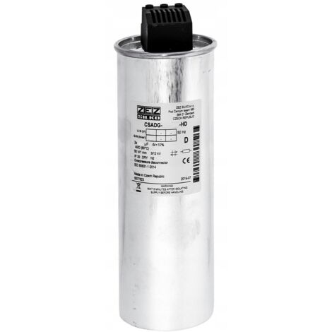 Condensador ZEZ-Silko 15kvar 440V Cn=3x82.21μF In=3x19.71A